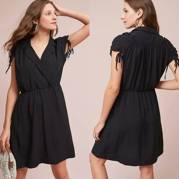 Anthropologie Dresses & Skirts - Anthropologie | Carlotta Ruched Shirtdress